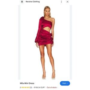 NWT For Love & Lemons Mila Mini Dress Worn by Sarah Hyland's On Love Island USA
